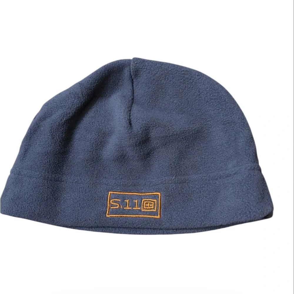 3-Pack 5.11 Tactical Fleece Beanies Blue, Gray, Mustard New - Picture 2 of 4